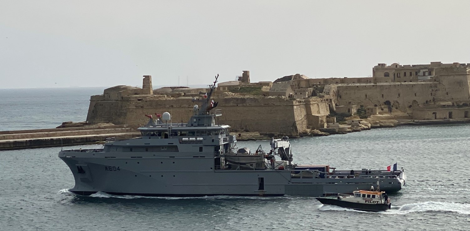 Méditerranée Centrale – Le BSAM Seine en escale à Malte