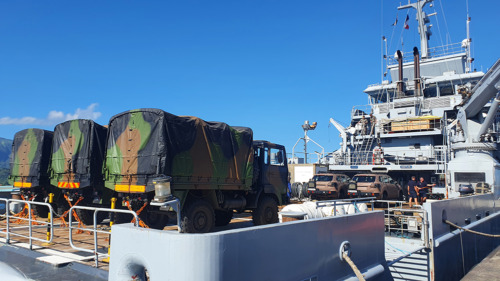 Marara 2022 : Manœuvre logistique des forces armées en Polynésie française pour l’exercice multinational MARARA 2022.