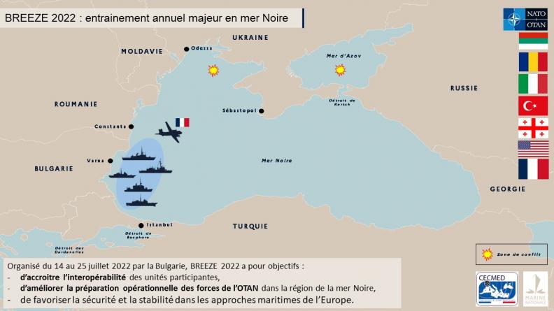Mer Noire – Participation d’un ATL2 à l’exercice BREEZE 2022