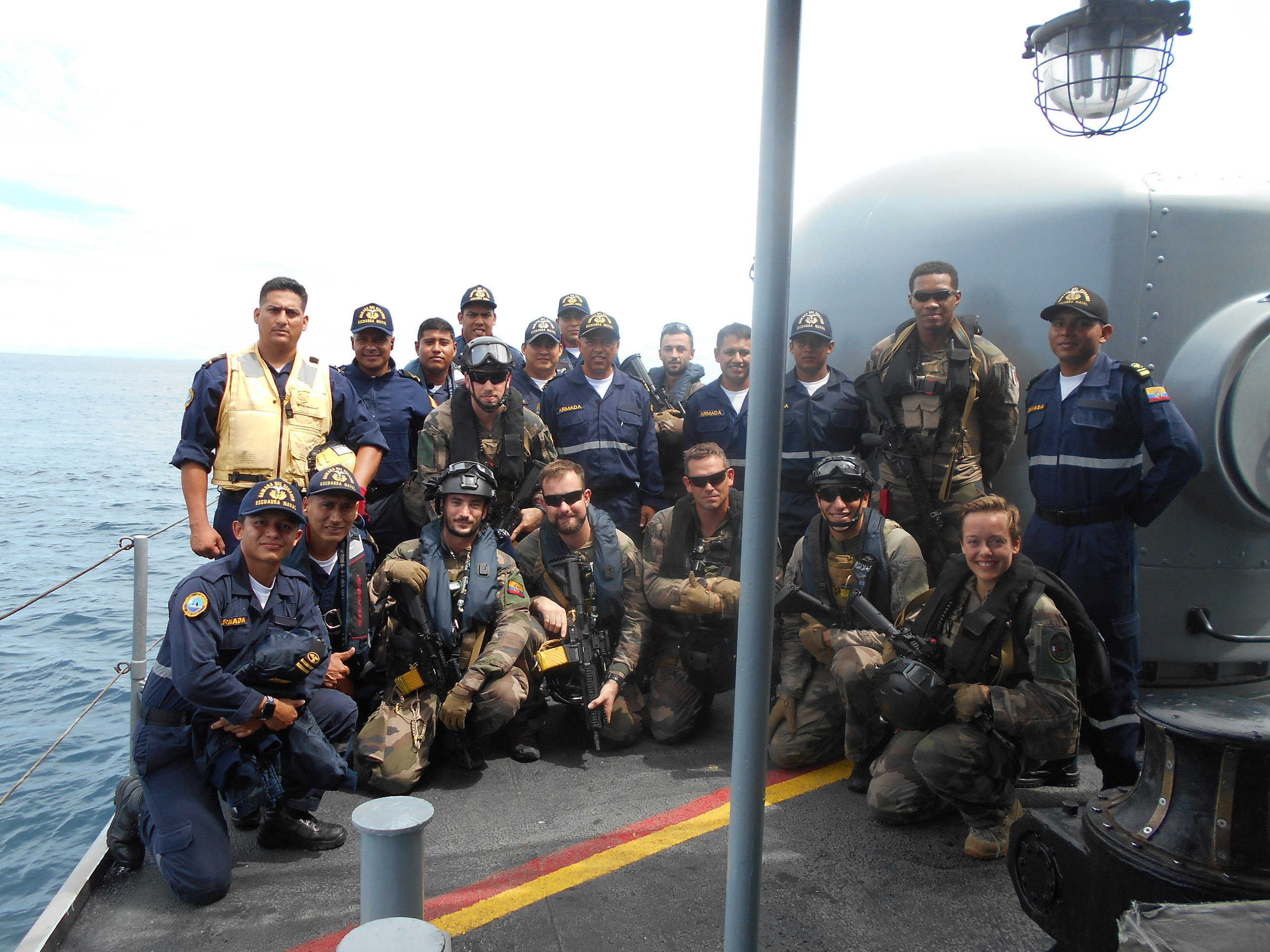  Amérique du Sud – Entrainement PASSION 23, entre la FS Germinal et les marines colombienne et équatorienne dans le Pacifique