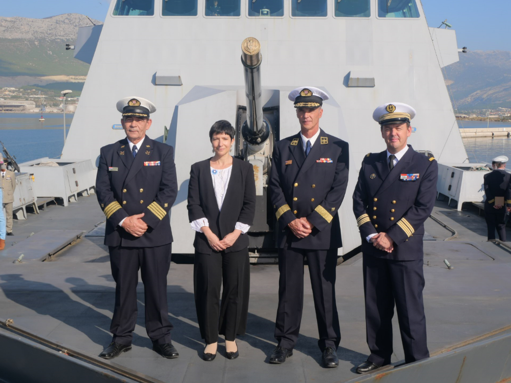  ADRIATIQUE - La FREMM Provence renforce la relation bilatérale avec la Marine croate