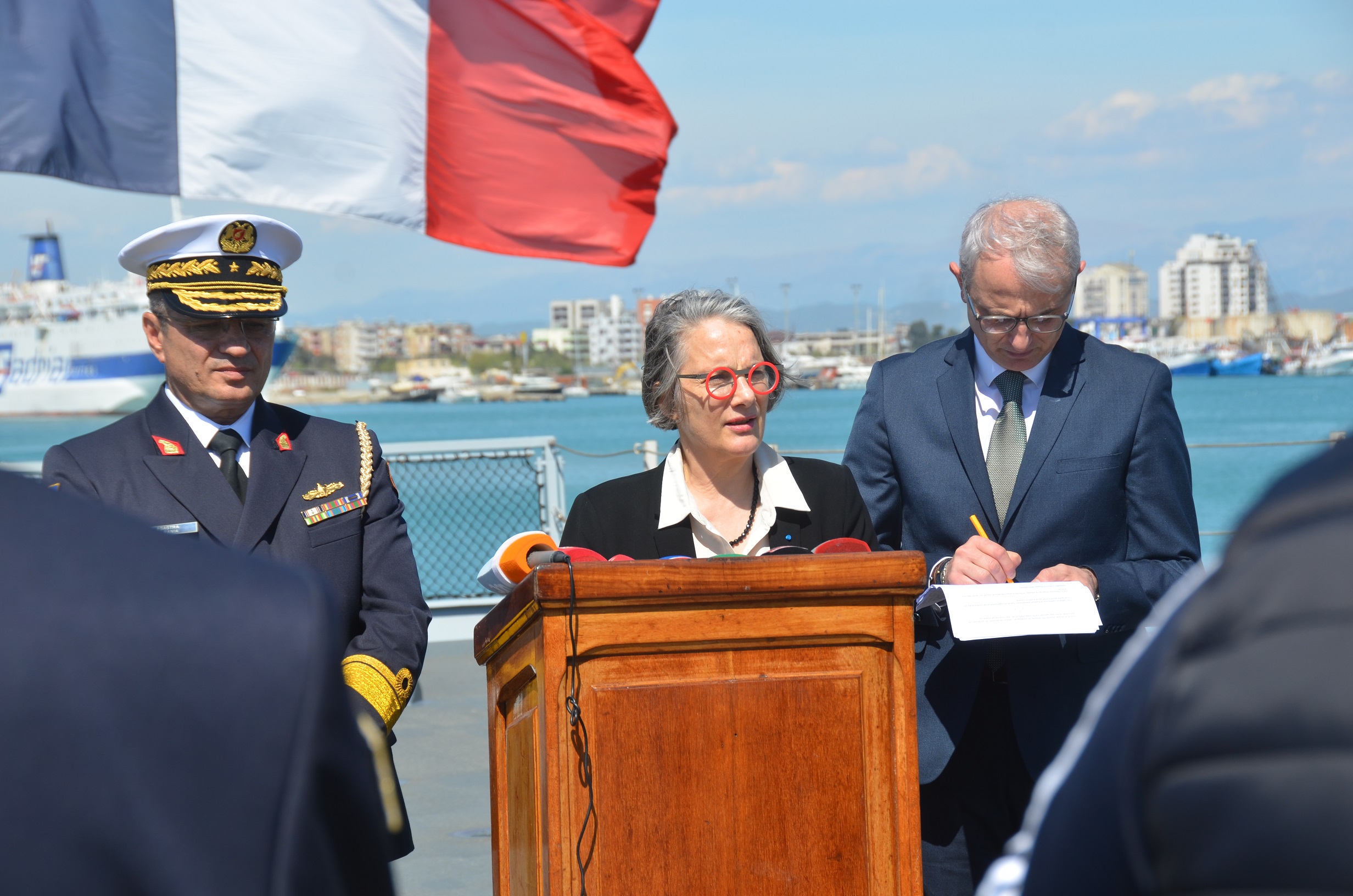 Mer Adriatique – Coopération franco-albanaise pour la Frégate type La Fayette Aconit 