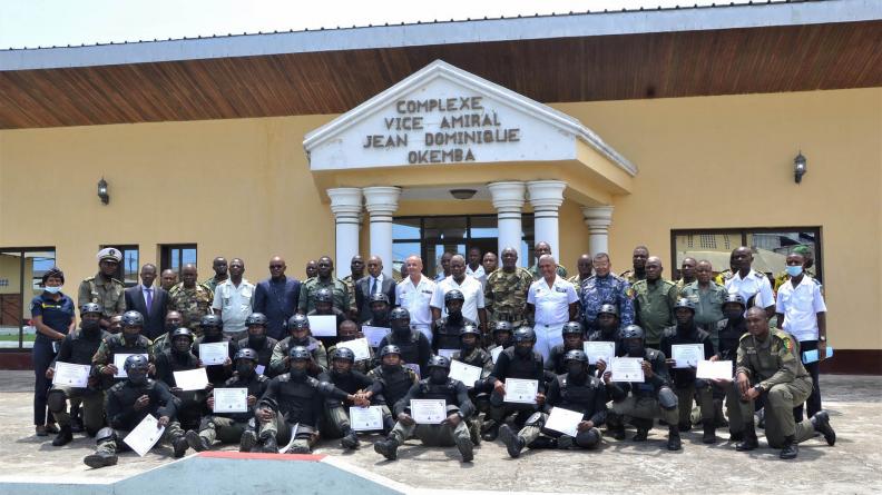 EFG – Formation « protection défense » d’un bâtiment au profit de la marine nationale congolaise