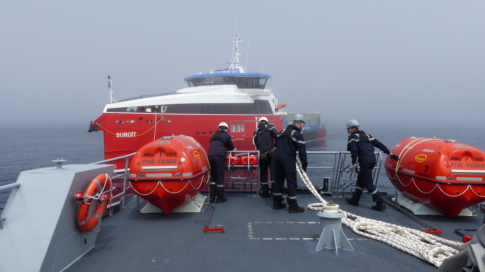 ATLANTIQUE NORD-OUEST : Le Fulmar participe à un exercice de recherche et sauvetage à Saint-Pierre-et-Miquelon