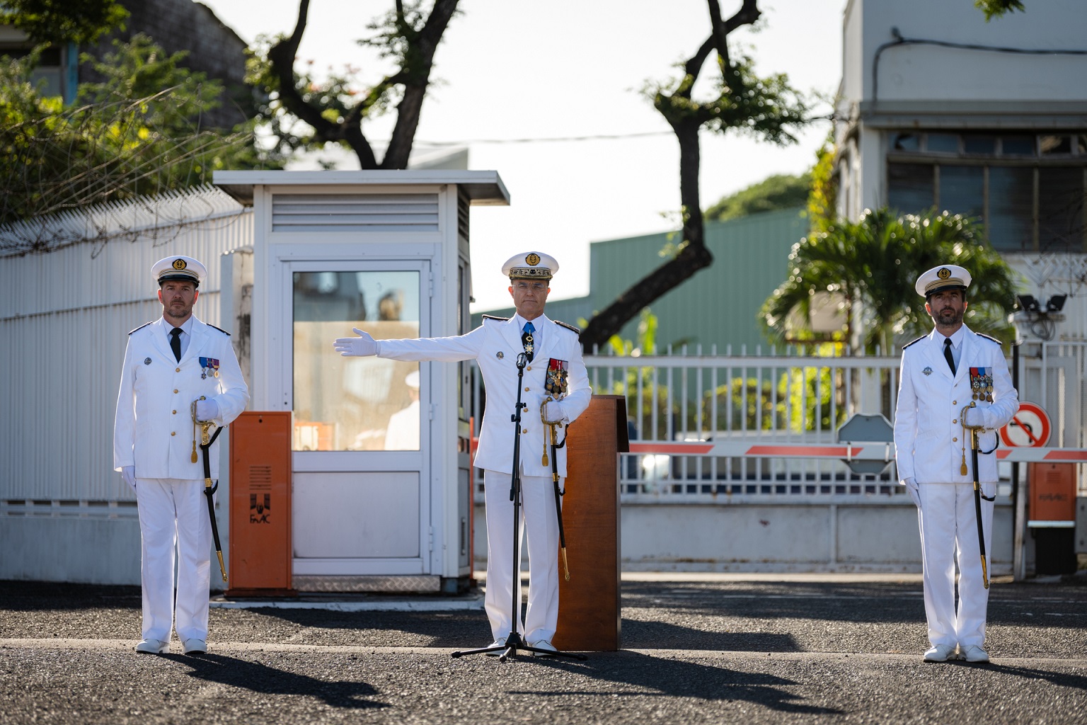 Un nouveau commandant pour la base navale de Papeete