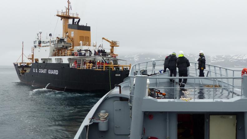 Atlantique Nord – Participation du PSP Fulmar à l’exercice international ARGUS 2022 au large des côtes du Groenland