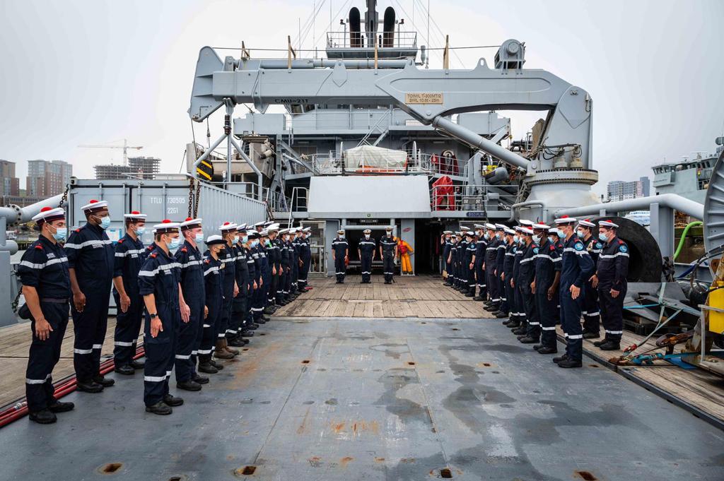 Atlantique Nord– Le BSAM Rhône en escale à l’étranger : première relève d’équipages