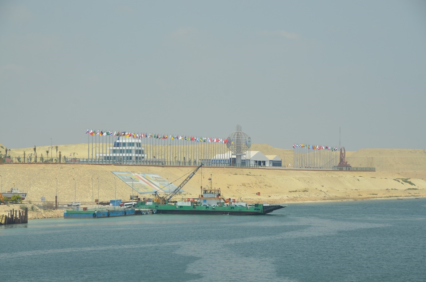 La FLF Surcouf présente à Ismaïla 7 ans après l’ouverture de la seconde voie du canal de Suez