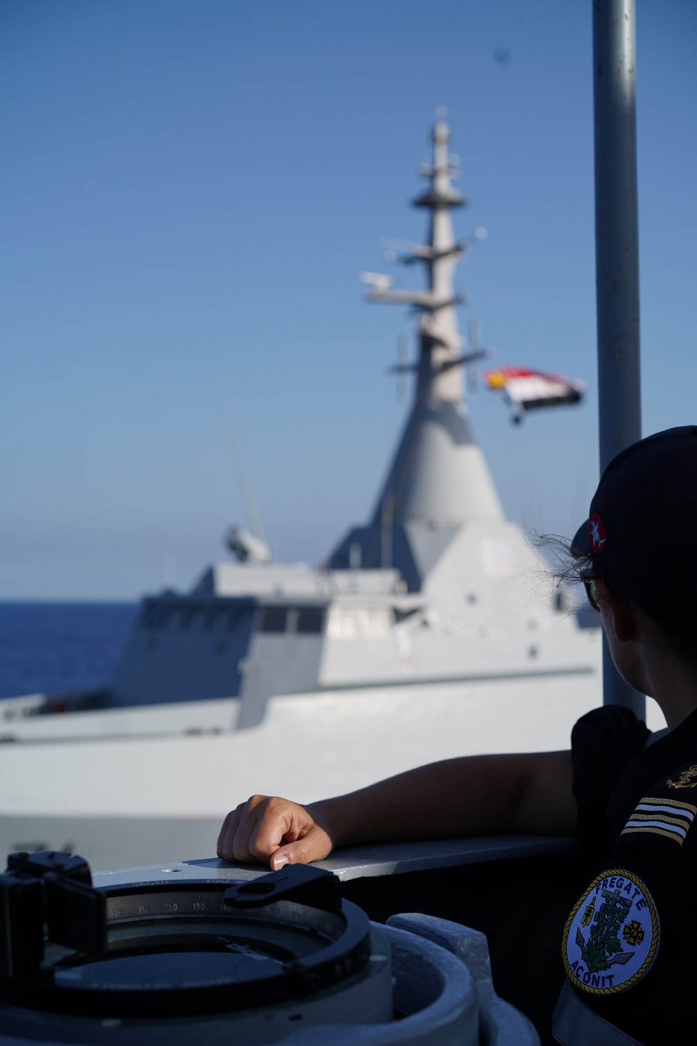  L’Aconit coopère avec la Marine égyptienne