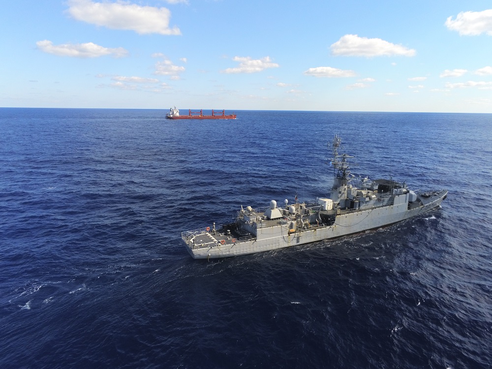  Méditerranée centrale – Le Commandant Bouan et son SMDM en opération IRINI