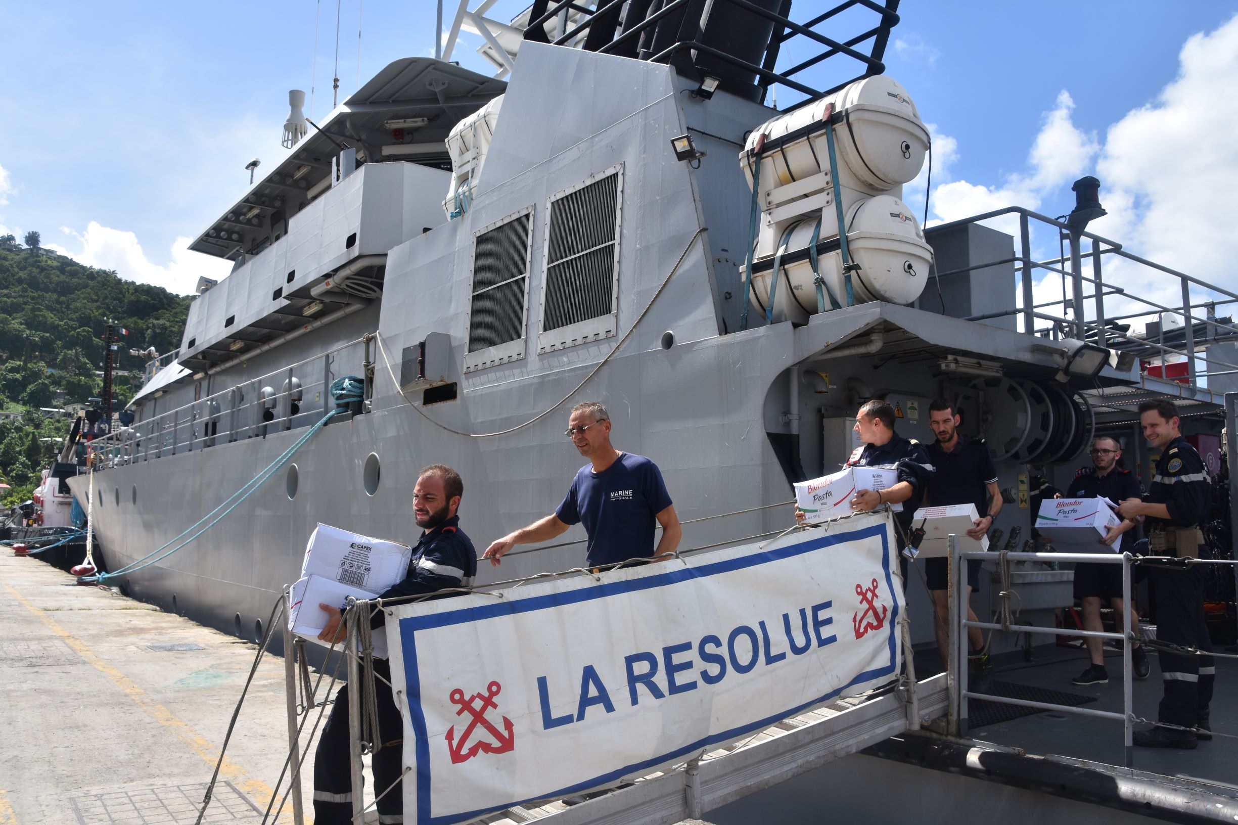 La Résolue en appui de la Croix-Rouge française à Sainte-Lucie
