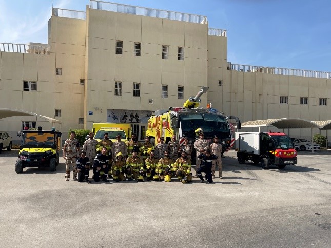  FFEAU – Exercice franco-émirien de lutte incendie sur la base navale d’Abu Dhabi