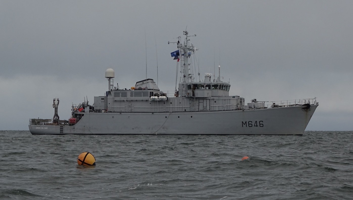 Mer Baltique : bilan de mission du chasseur de mines tripartite Croix du Sud 