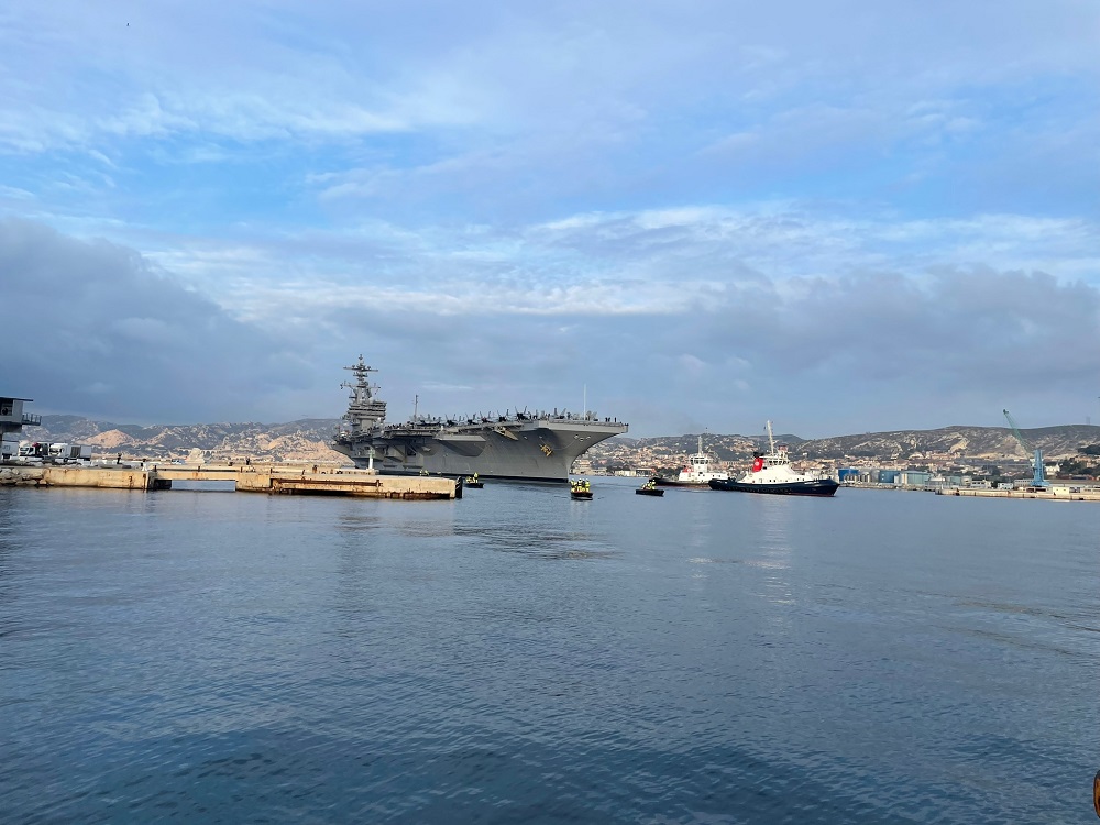  Escale du porte-avions USS George H. W. Bush à Marseille