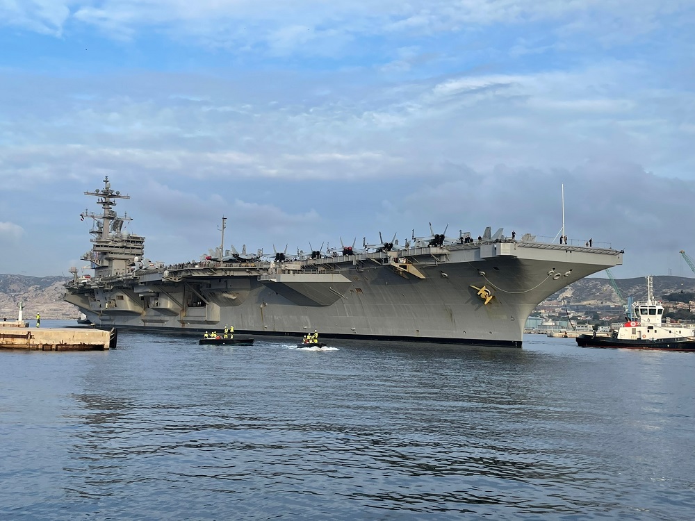  Escale du porte-avions USS George H. W. Bush à Marseille