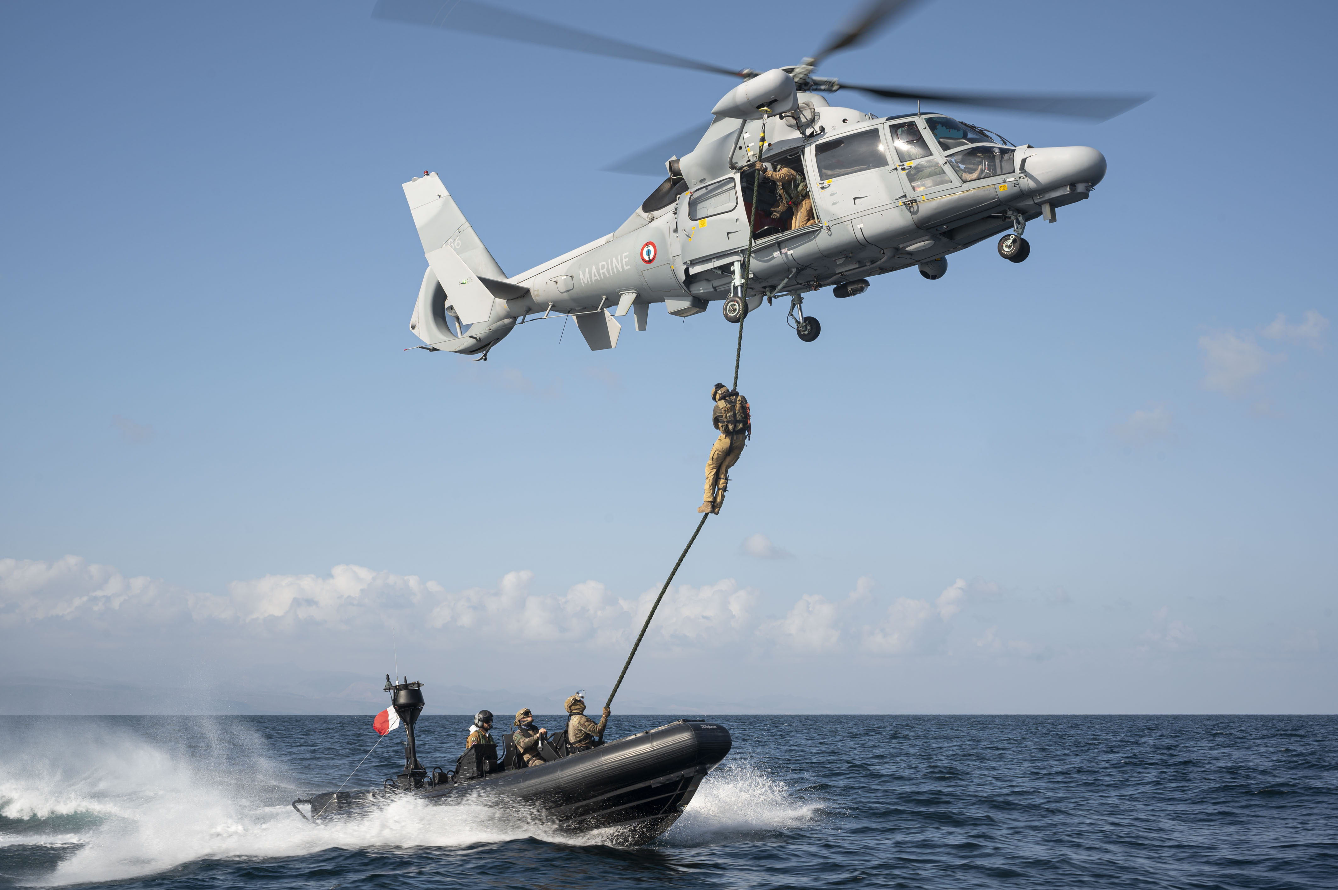 ANTARES – Le GAN coopère avec les fusiliers marins et commandos stationnés à Djibouti