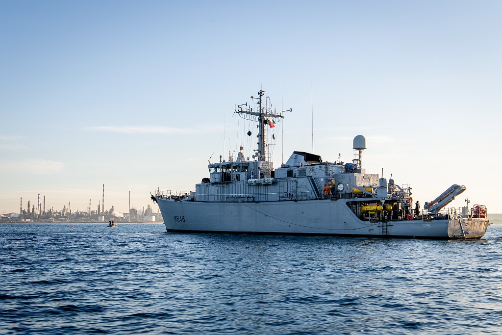  Mer Méditerranée – Le CMT Lyre intègre le groupe OTAN de chasse aux mines