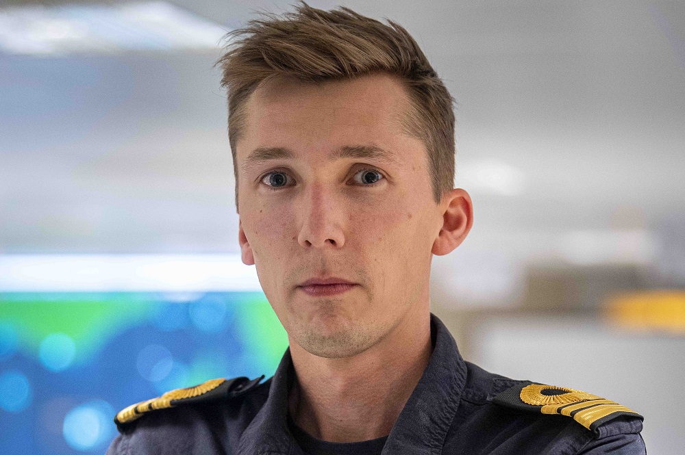  ORION 23 – Portrait du Kapteinløytnant Syver, battle watch captain norvégien intégré au MCC