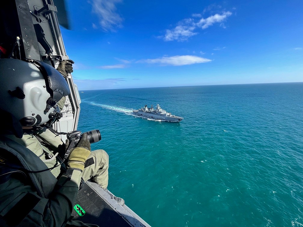  La FREMM Aquitaine s’intègre à la force navale multinationale de l’OTAN en mer du Nord