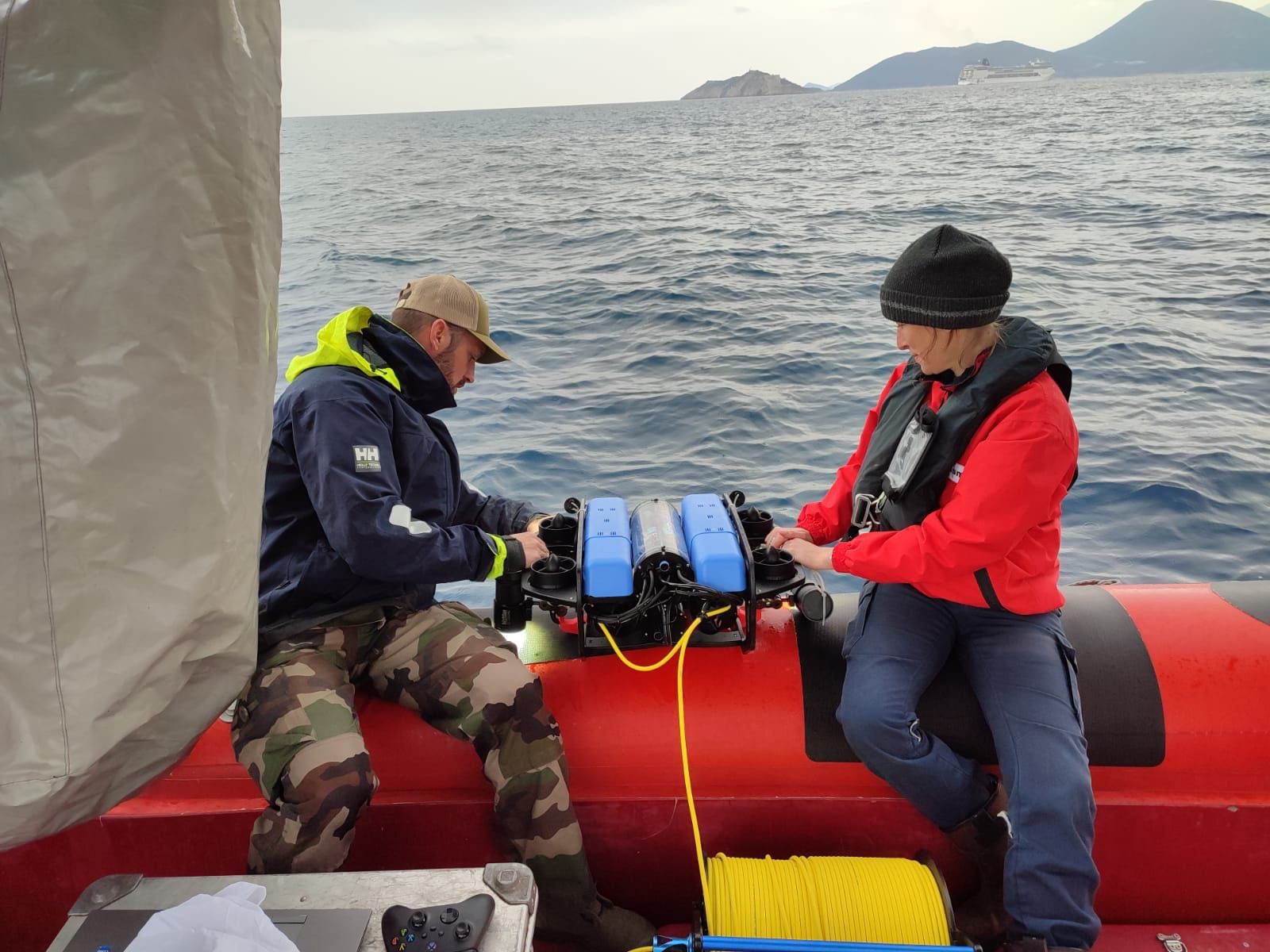  La Lyre coopère avec la marine monténégrine et effectue une expertise d’épave