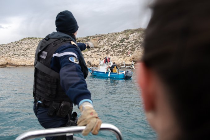  La gendarmerie maritime lutte contre la pêche illégale