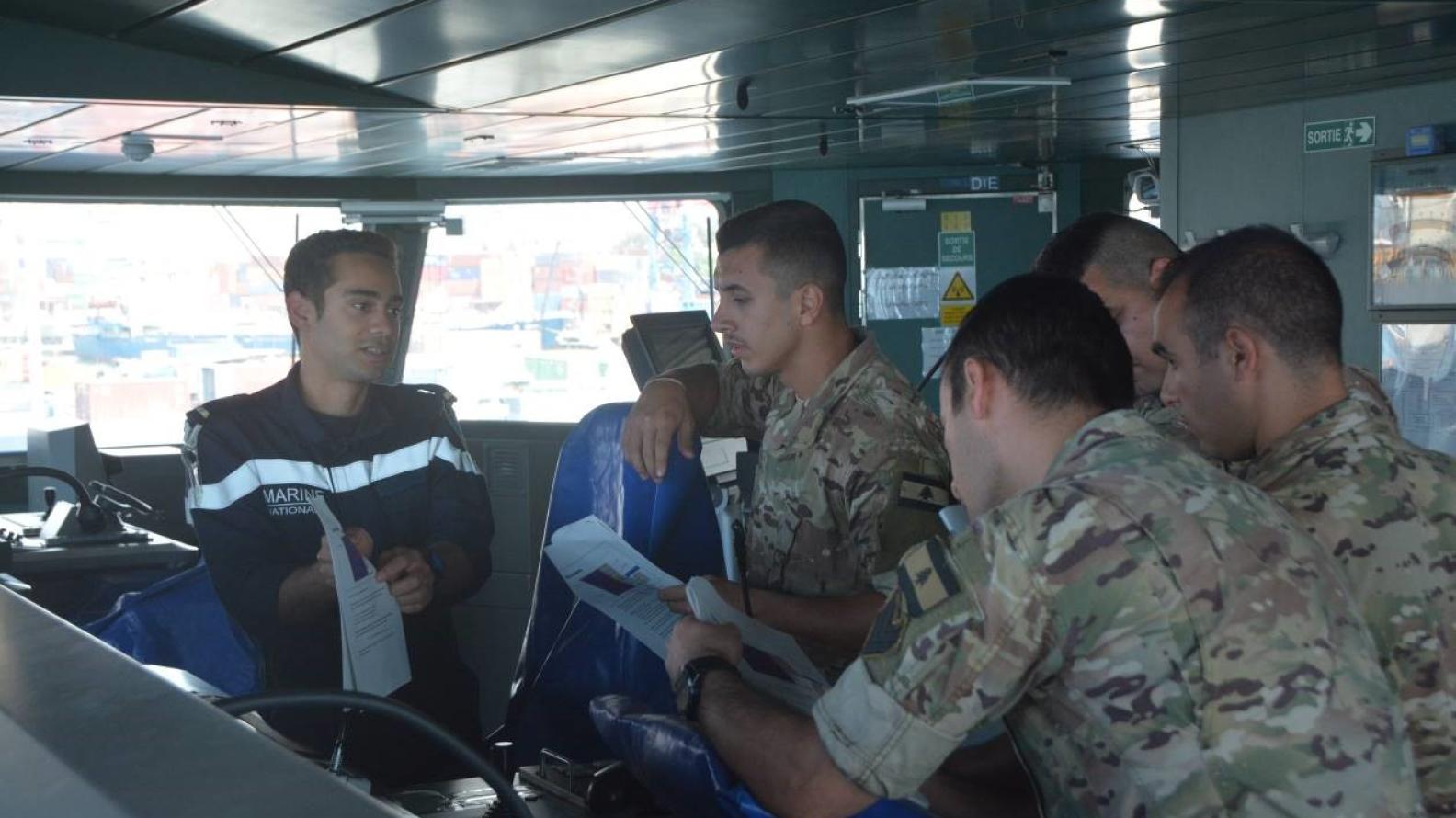  Méditerranée orientale – séquence de coopération entre le Languedoc, la Marine libanaise et la FINUL