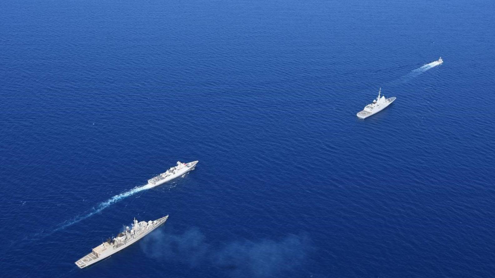  Méditerranée orientale – séquence de coopération entre le Languedoc, la Marine libanaise et la FINUL
