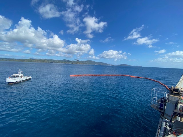  Exercice antipollution croisé sur le lagon de Mayotte