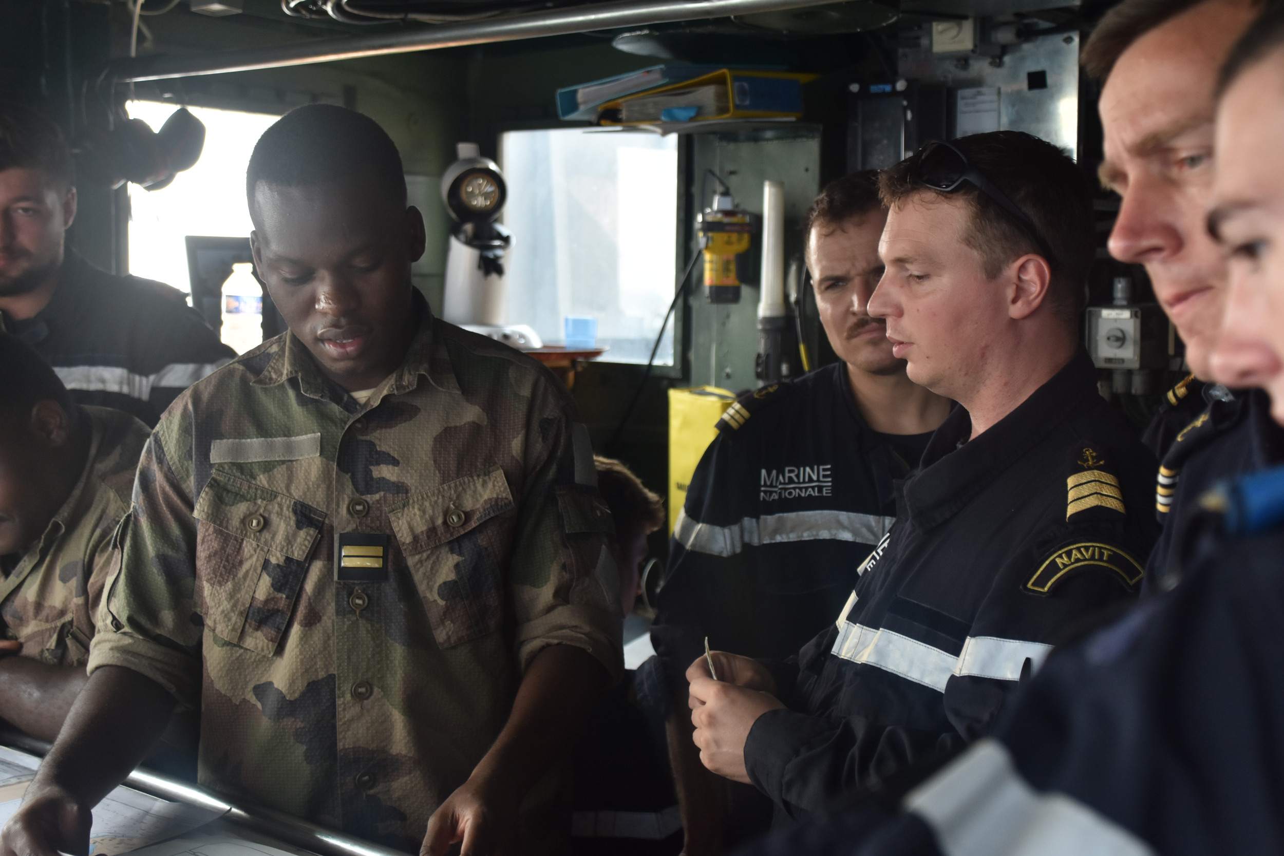  CORYMBE – Embarquement de marins gabonais à bord du PHM Commandant Birot