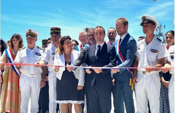 Inauguration du quai des POM à la base navale de Nouméa