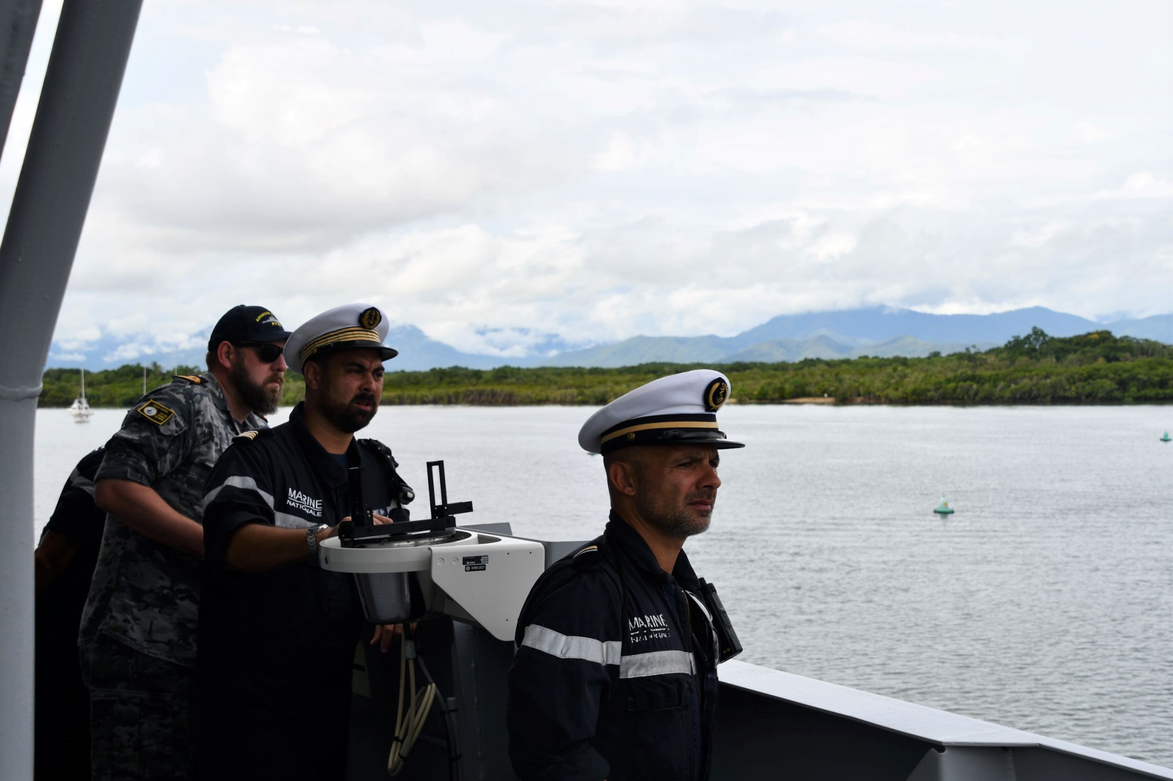 Le patrouilleur outre-mer Auguste Bénébig en escale à Cairns en Australie