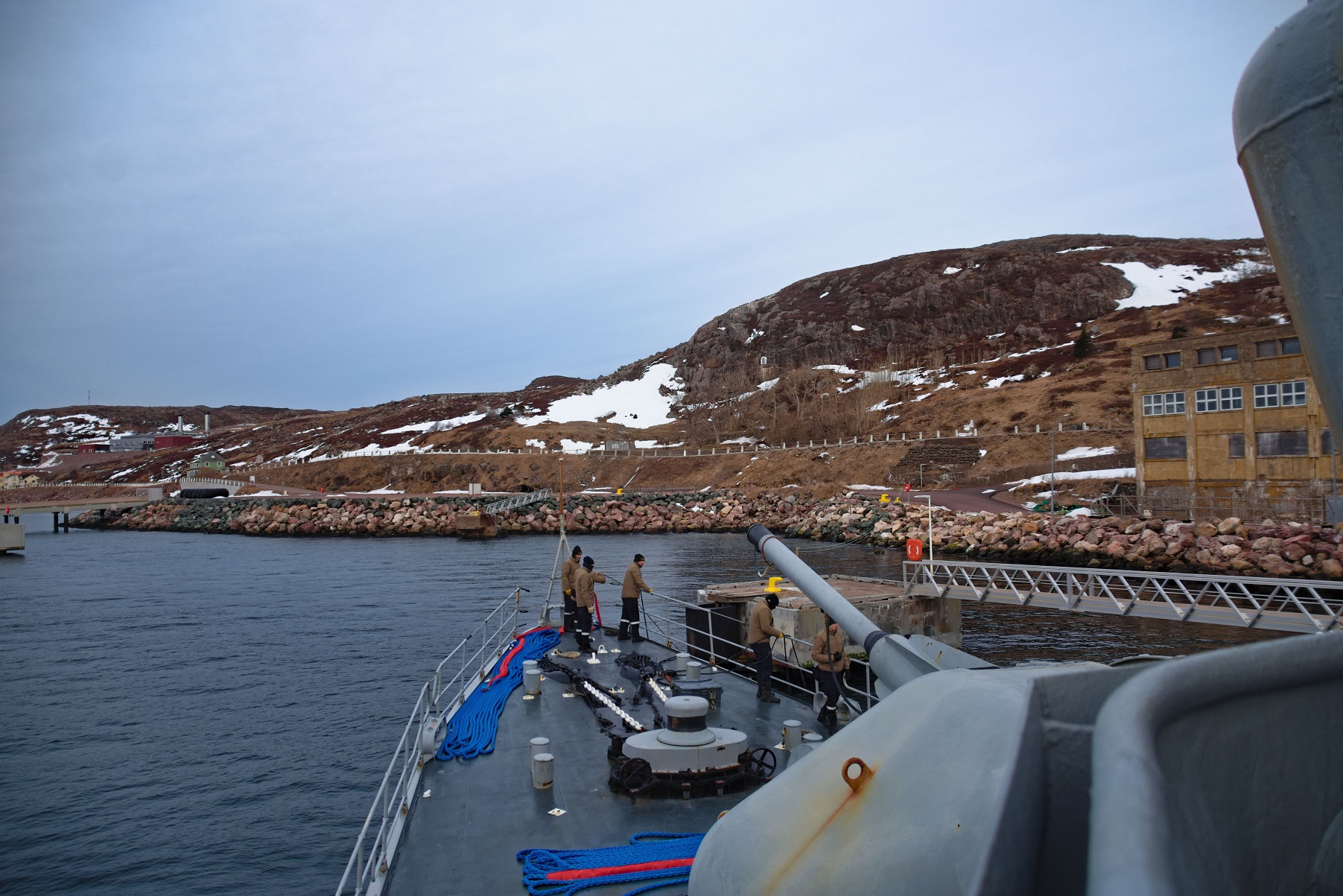 Le patrouilleur de haute-mer Premier Maître L’Her en escale à Saint-Pierre-et-Miquelon