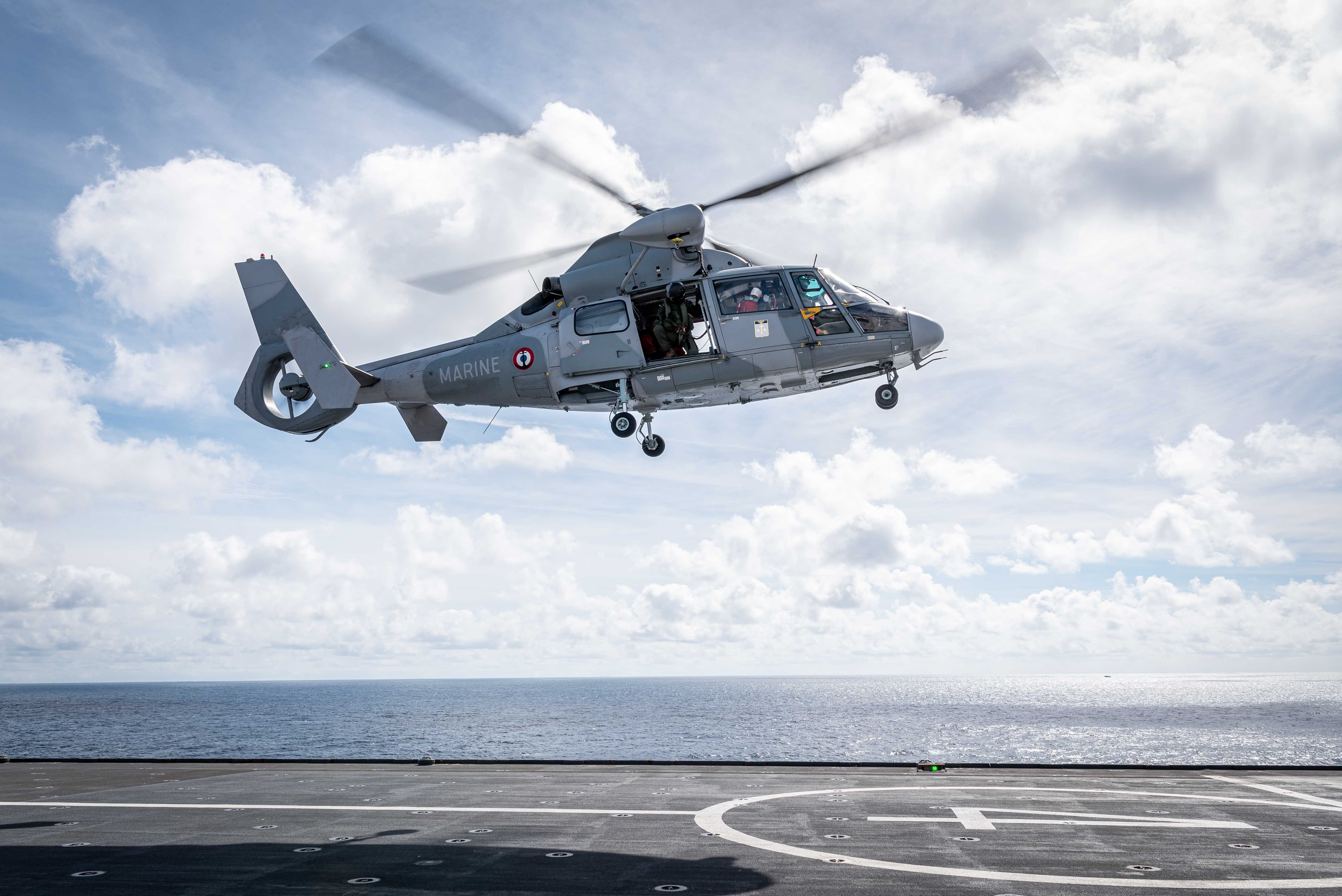 Mission JDA24 : Les hélicoptères en manœuvre au large de la Guyane