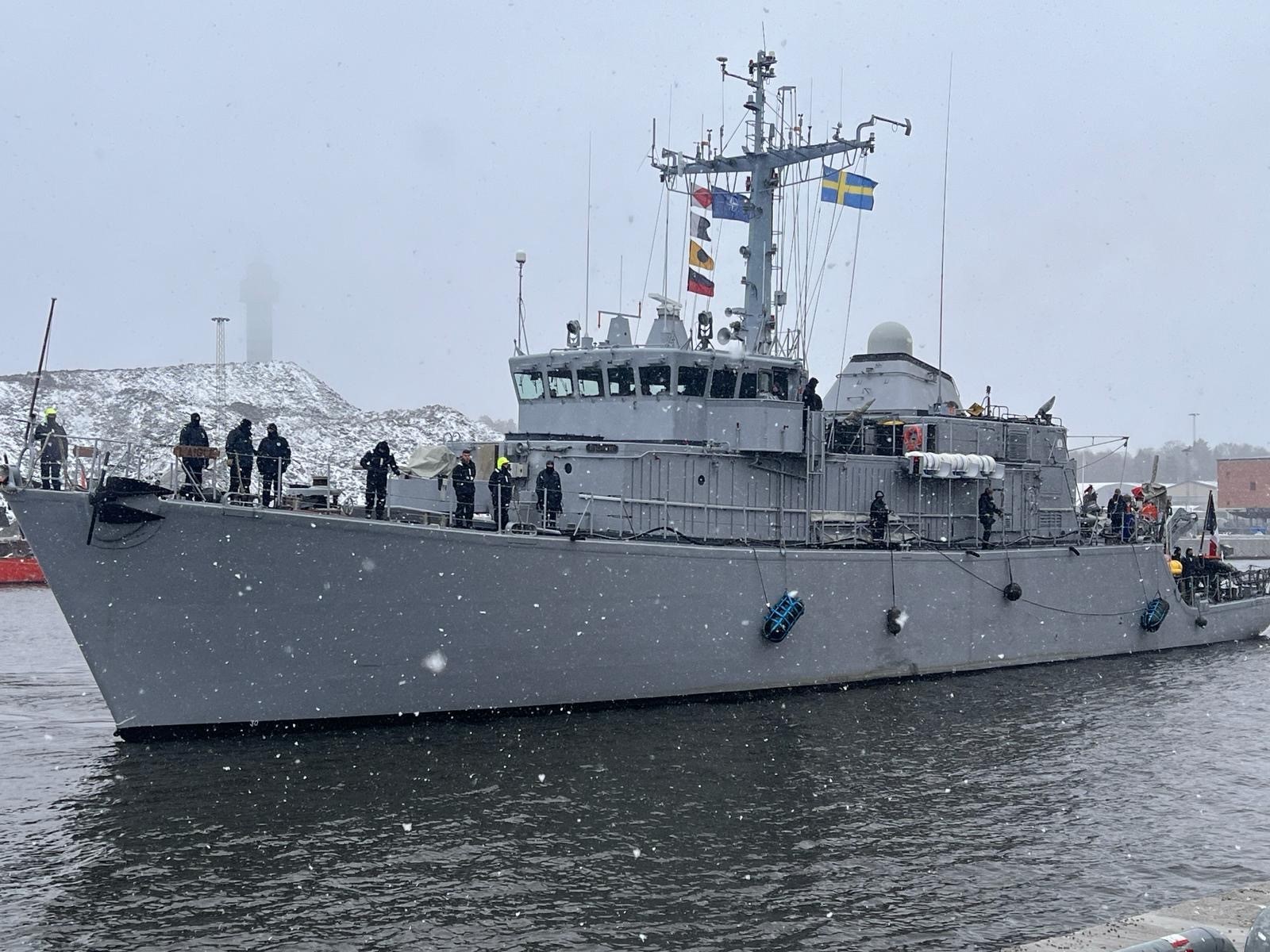  Baltique - Le CMT L’Aigle rejoint la force de guerre des mines de l’OTAN en mer Baltique 
