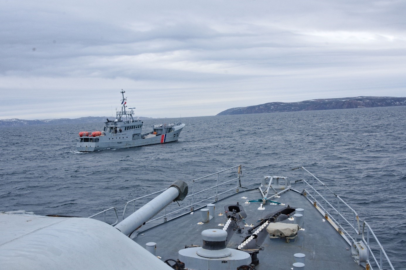 Le patrouilleur de haute-mer Premier Maître L’Her en escale à Saint-Pierre-et-Miquelon