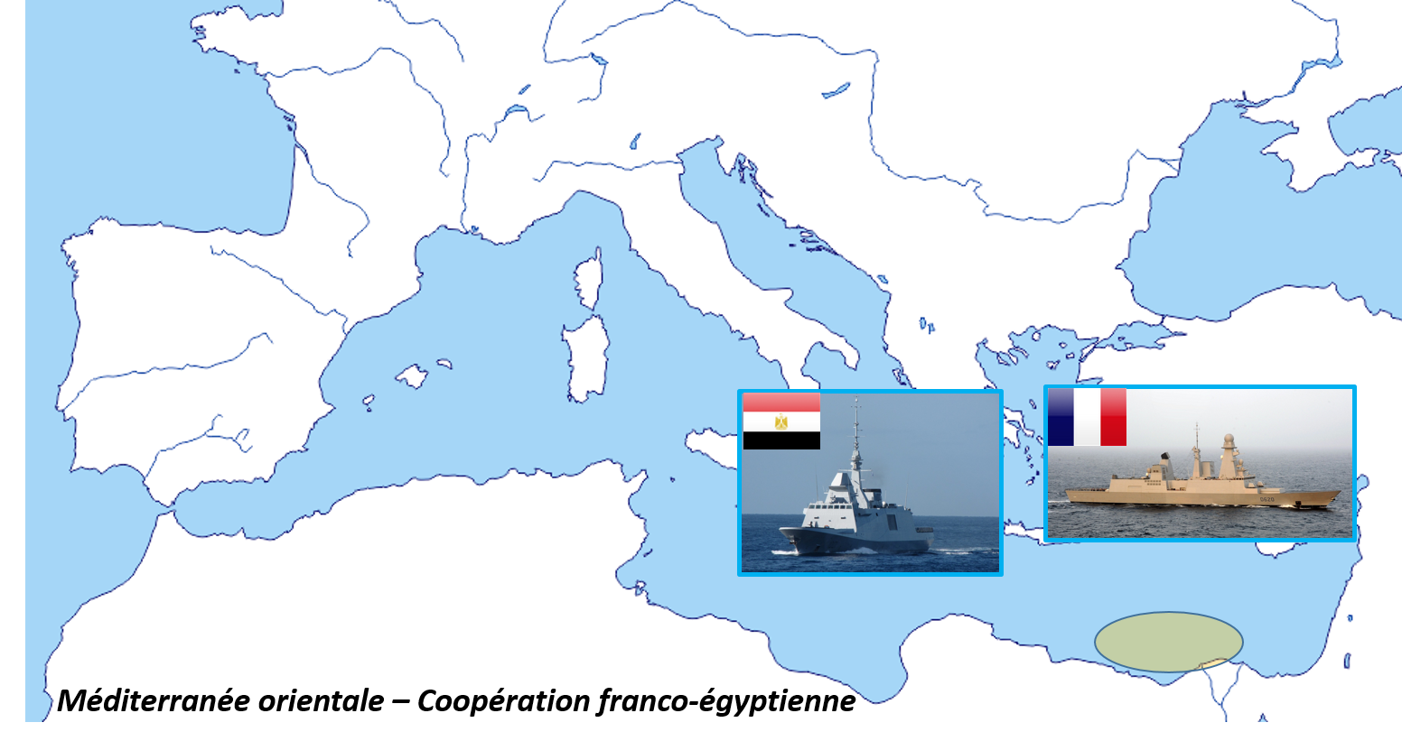 MEDITERRANEE ORIENTALE – Coopération franco-égyptienne pour la Frégate de défense aérienne Chevalier Paul