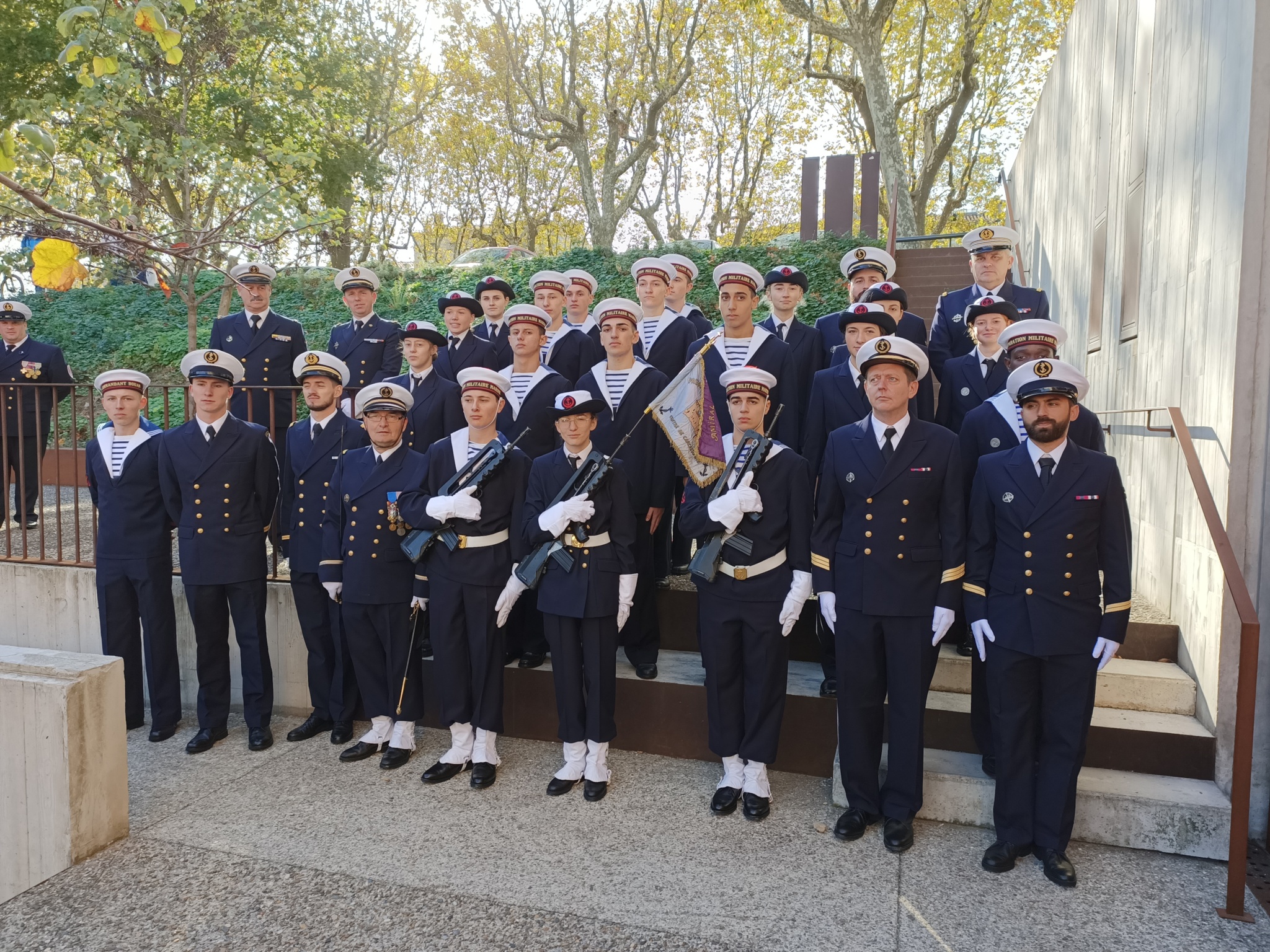  Les marins de la Force d’action navale commémorent l’Armistice du 11 novembre