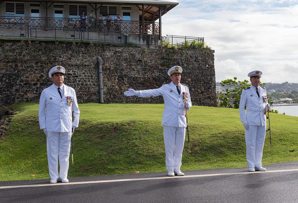 Nouveau commandant pour la base navale de Fort-De-France 