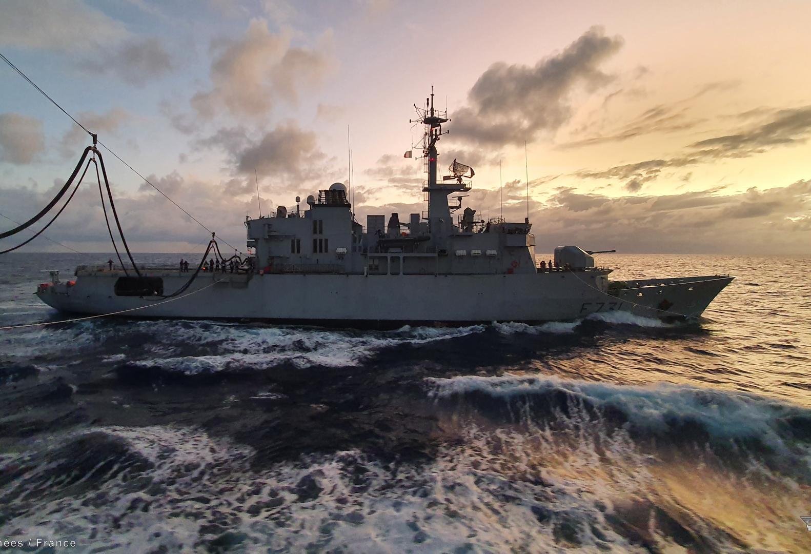 La frégate de surveillance Prairial mène des patrouilles conjointes dans la zone Pacifique 