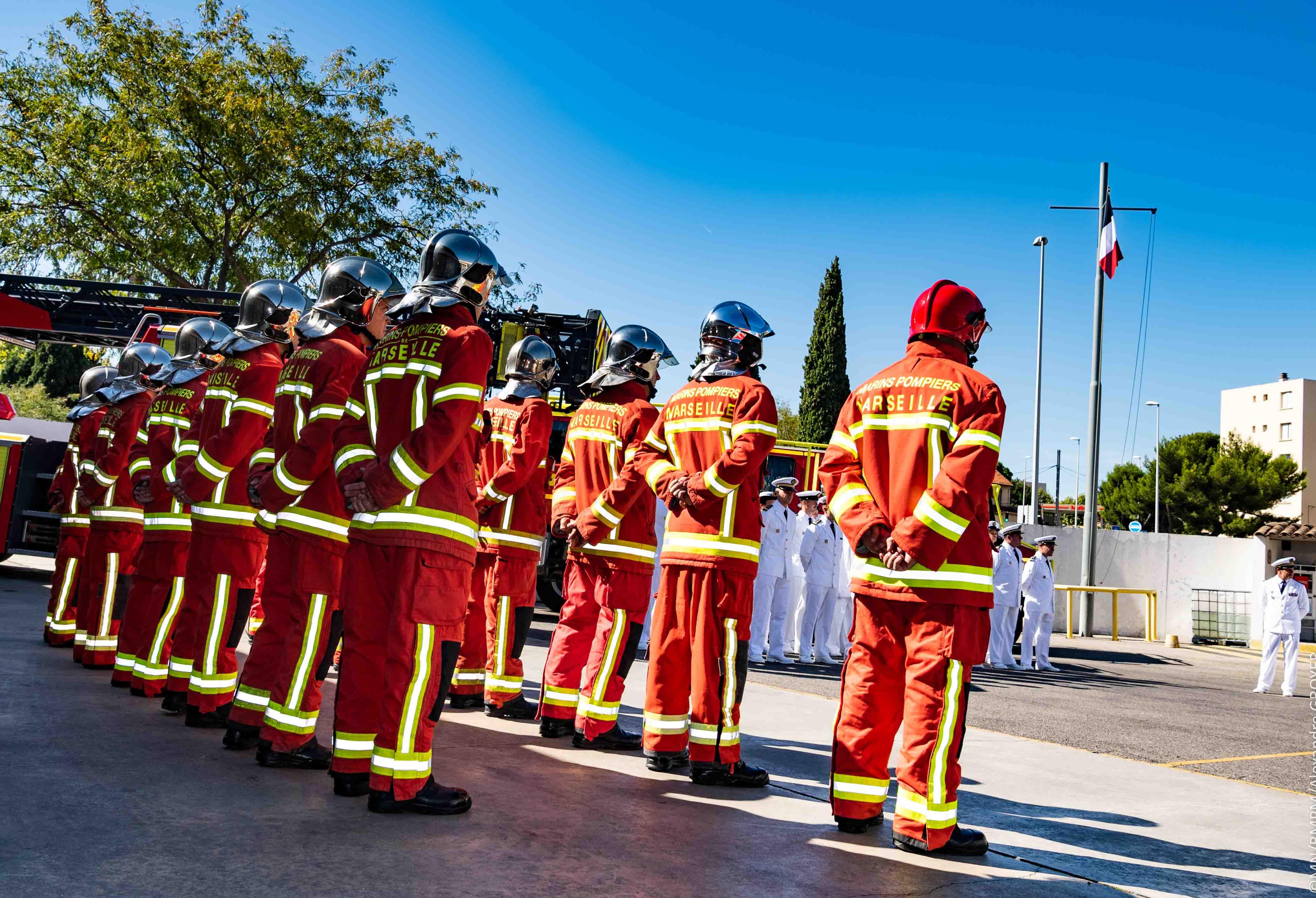 De nouveaux chefs de centre chez les marins-pompiers de Marseille