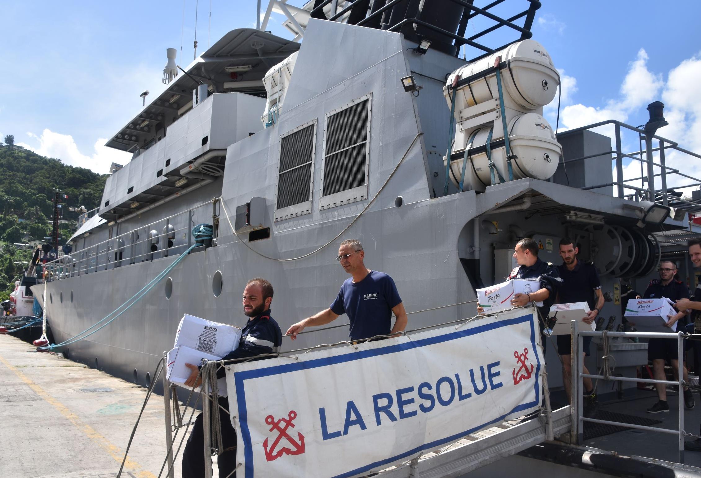 La Résolue en appui de la Croix-Rouge française à Sainte-Lucie