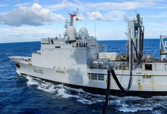  ANTARES – Le BCR Marne sous escorte de la marine grecque en soutien au GAN