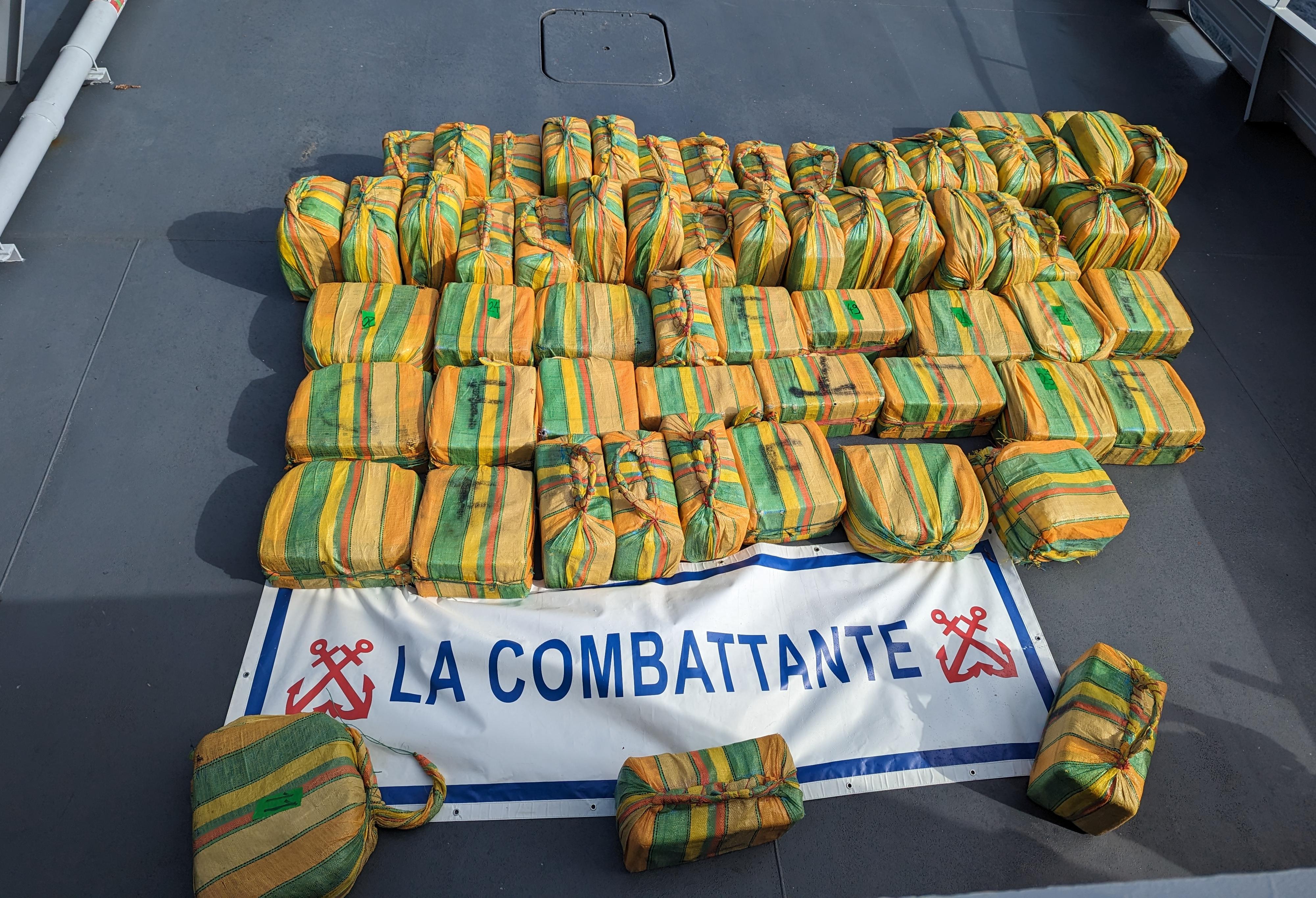  Les Forces Armées aux Antilles saisissent plus d’1,5 tonne de cocaïne