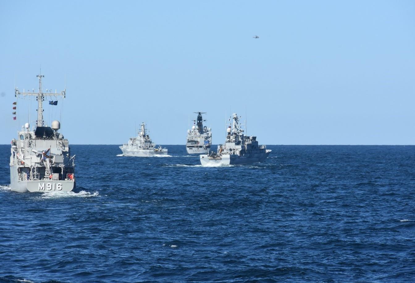 Mer du nord – Le CMT Pégase rejoint le groupe de guerre des mines OTAN