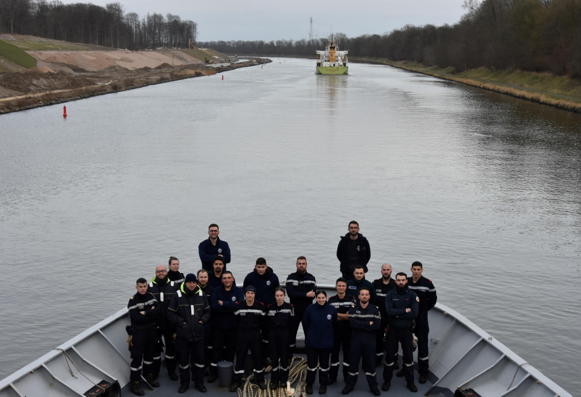 Mer Baltique – La Thétis appareille en direction de la Baltique et franchit le canal de Kiel