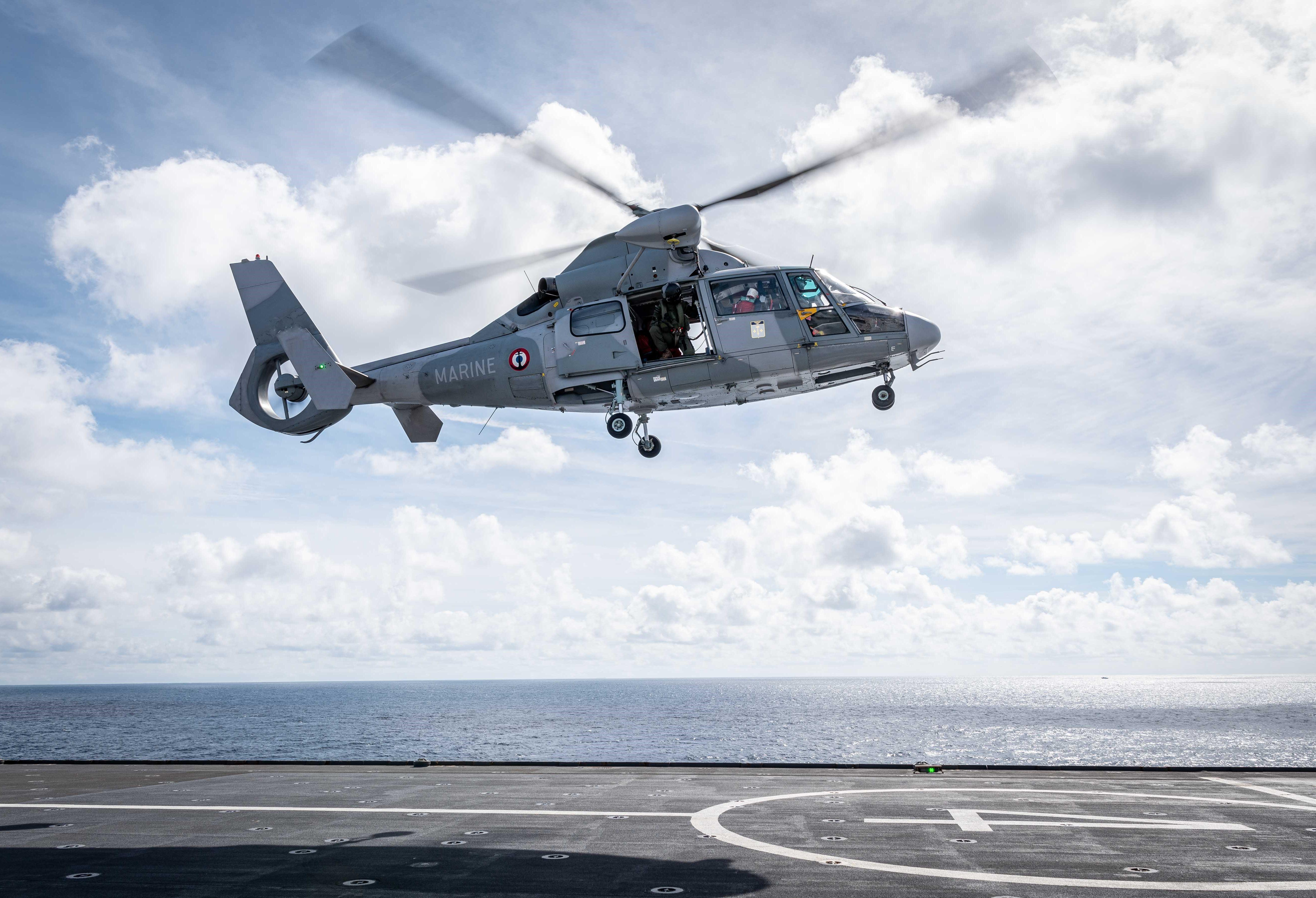 Mission JDA24 : Les hélicoptères en manœuvre au large de la Guyane